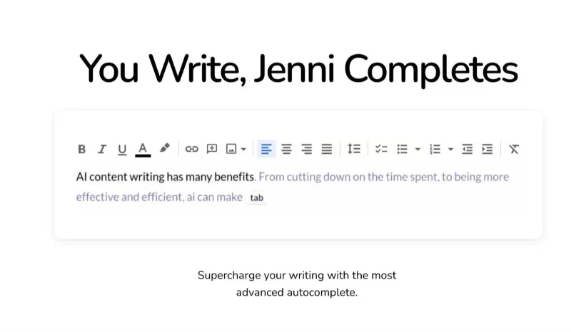 Writing with Jenni AI